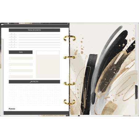 Foto ilustrativa Caderno Argolado Sem Lombo Urban