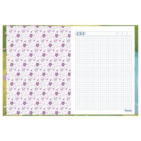 Foto ilustrativa Caderno Aritmética (0,6 x 0,6 cm) Ternuritas - Começando a escrever