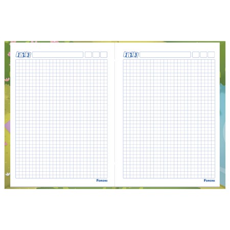 Foto ilustrativa Caderno Aritmética (0,6 x 0,6 cm) Ternuritas - Começando a escrever