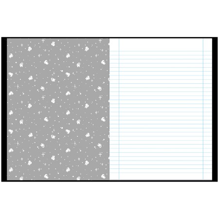 Foto ilustrativa Caderno Brochura e Brochurão Capa Dura Among Us