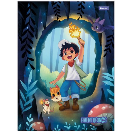 Foto ilustrativa Caderno Brochura e Brochurão Capa Dura Aventurinos