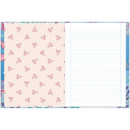 Foto ilustrativa Caderno Brochura e Brochurão Capa Dura Axolove