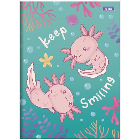 Foto ilustrativa Caderno Brochura e Brochurão Capa Dura Axolove