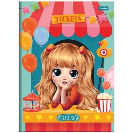 Foto ilustrativa Caderno Brochura e Brochurão Capa Dura Judy