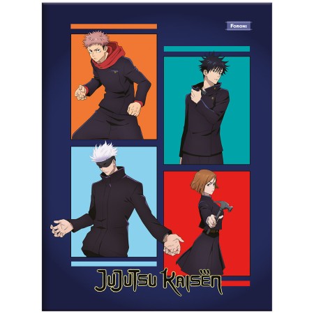 Foto ilustrativa Caderno Brochura e Brochurão Capa Dura Jujutsu Kaisen