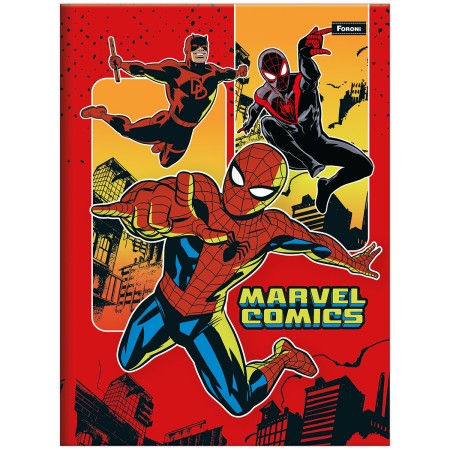 Foto ilustrativa Caderno Brochura e Brochurão Capa Dura Marvel Comics