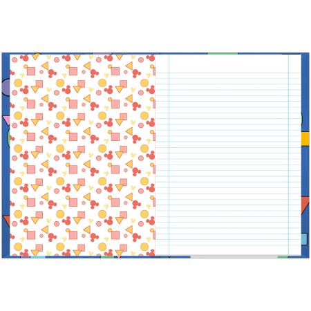 Foto ilustrativa Caderno Brochura e Brochurão Capa Dura Mickey Mouse