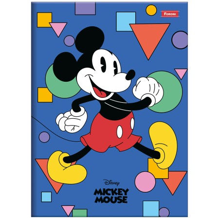 Foto ilustrativa Caderno Brochura e Brochurão Capa Dura Mickey Mouse