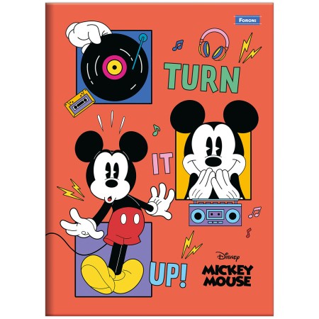 Foto ilustrativa Caderno Brochura e Brochurão Capa Dura Mickey Mouse