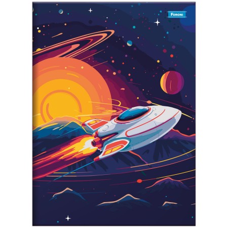 Foto ilustrativa Caderno Brochura e Brochurão Capa Dura Spacefly