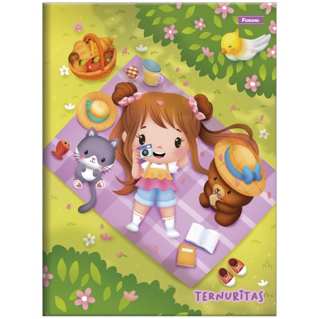 Foto ilustrativa Caderno Brochura e Brochurão Capa Dura Ternuritas