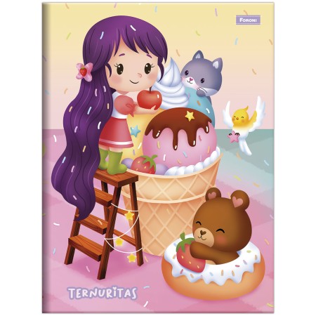 Foto ilustrativa Caderno Brochura e Brochurão Capa Dura Ternuritas