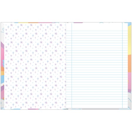 Foto ilustrativa Caderno Brochura e Brochurão Capa Dura Unicórnio