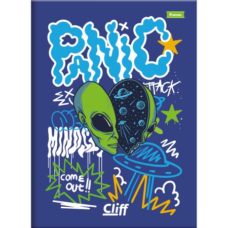 Foto ilustrativa Caderno Brochura e Brochurão Cliff Masculino