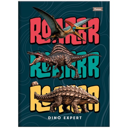Foto ilustrativa Caderno Brochura e Brochurão Dinoverse