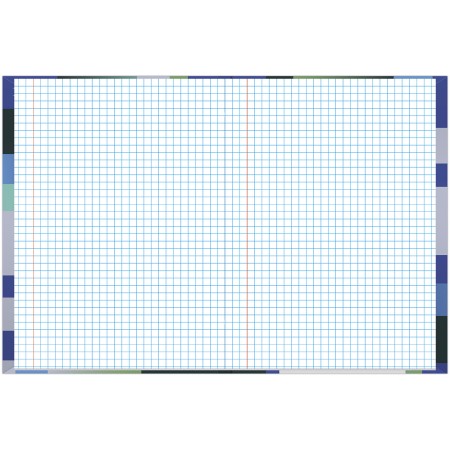 Foto ilustrativa Caderno Brochura e Brochurão Quadriculado (7 x 7 mm)