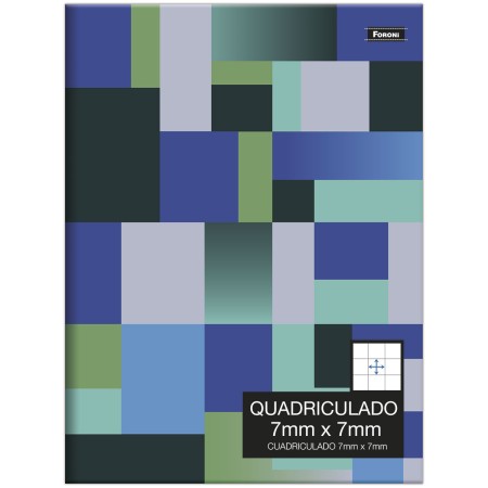 Foto ilustrativa Caderno Brochura e Brochurão Quadriculado (7 x 7 mm)