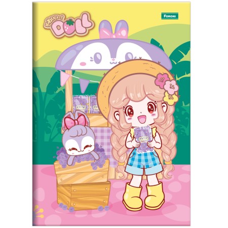 Foto ilustrativa Caderno Brochura e Brocurão Doll