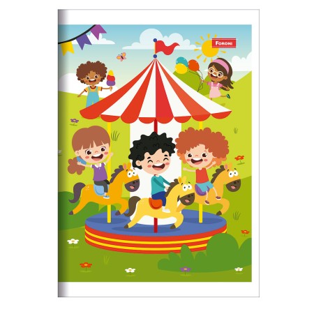 Foto ilustrativa Caderno Brochura Flexível Brincarte