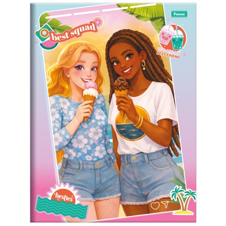Foto ilustrativa Caderno Brochurão Besties