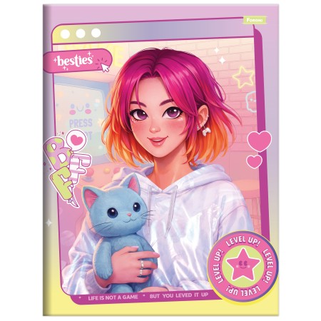 Foto ilustrativa Caderno Brochurão Besties