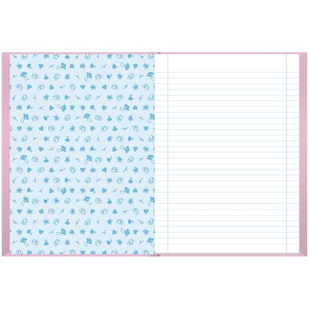 Foto ilustrativa Caderno Brochurão Capa Dura Costurado Smurfs