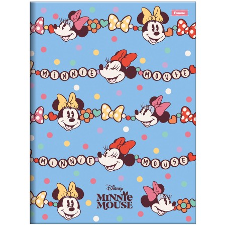 Foto ilustrativa Caderno Brochurão Capa Dura Minnie Mouse