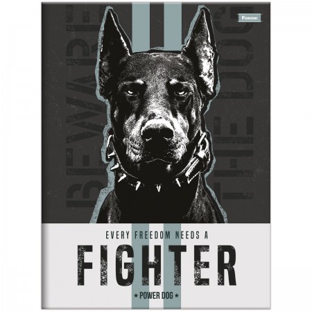 Foto ilustrativa Caderno Brochurão Capa Dura Power Dog