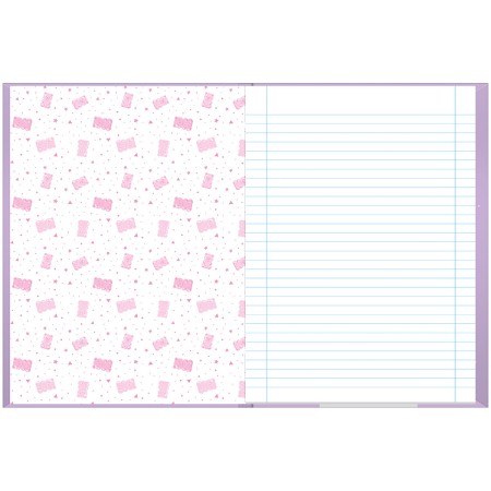 Foto ilustrativa Caderno Brochurão Capa Dura Sugar Rush