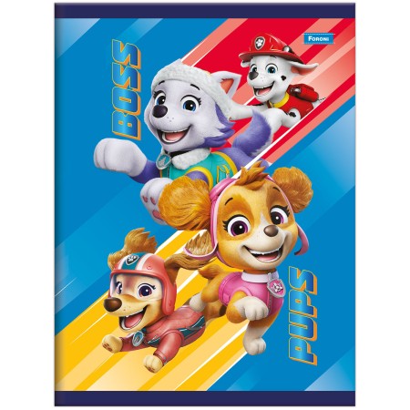 Foto ilustrativa Caderno Brochurão Capa em Cartão Patrulha Canina