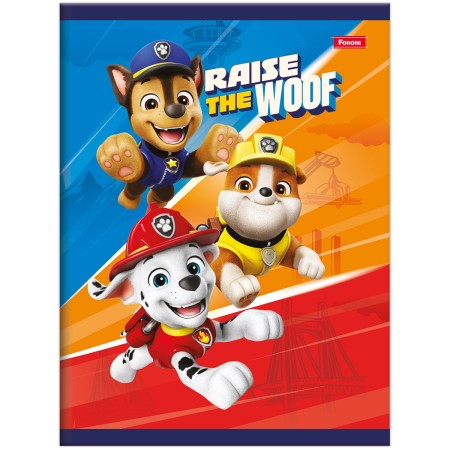 Foto ilustrativa Caderno Brochurão Capa em Cartão Patrulha Canina