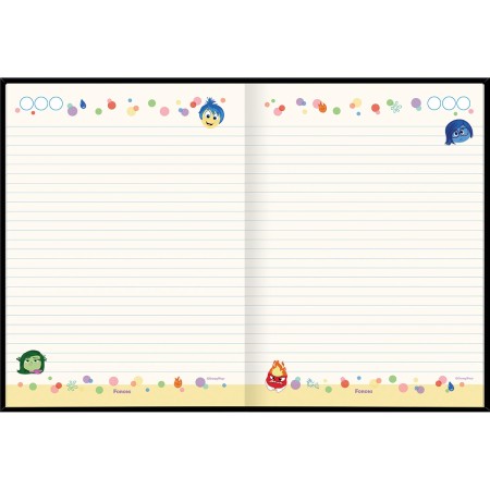 Foto ilustrativa Caderno Brochurão College Lombada Quadrada Divertidamente