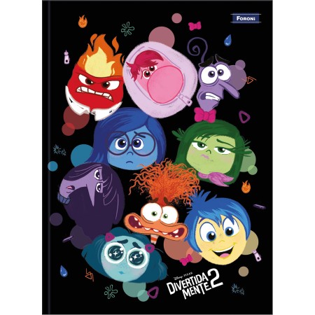 Foto ilustrativa Caderno Brochurão College Lombada Quadrada Divertidamente