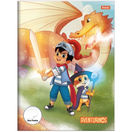 Foto ilustrativa Caderno Brochurão Sem Pauta Aventurinos