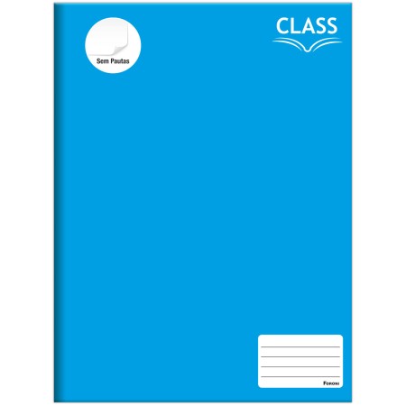 Foto ilustrativa Caderno Brochurão Sem Pauta Class