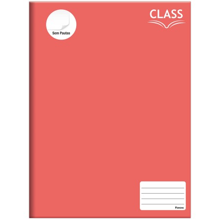 Foto ilustrativa Caderno Brochurão Sem Pauta Class