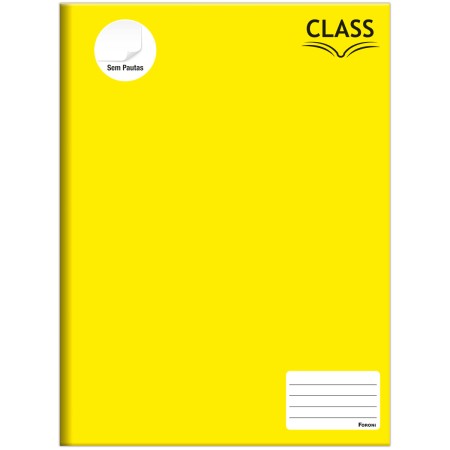 Foto ilustrativa Caderno Brochurão Sem Pauta Class