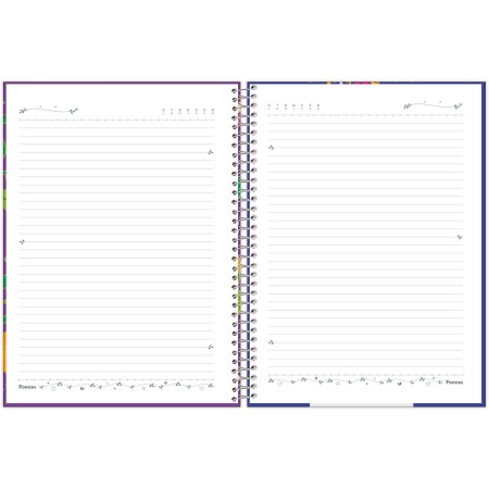 Foto ilustrativa Caderno Capa Dura 1/4 Espiral Lush