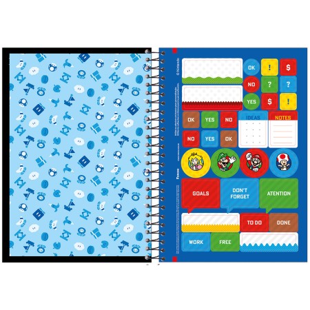 Foto ilustrativa Caderno Capa Dura 1/4 Espiral