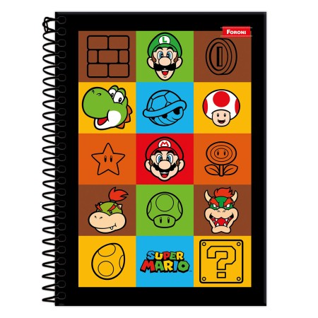 Foto ilustrativa Caderno Capa Dura 1/4 Espiral