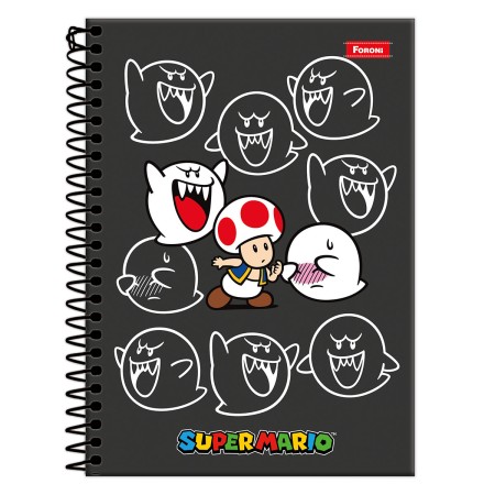 Foto ilustrativa Caderno Capa Dura 1/4 Espiral