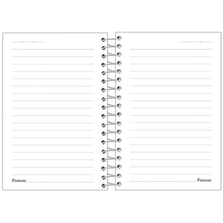 Foto ilustrativa Caderno Capa Dura 1/8 Espiral  Doshin