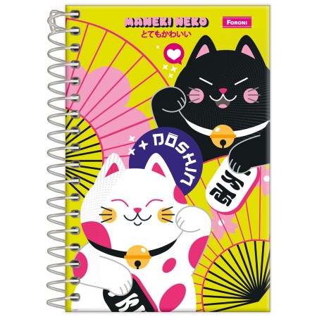 Foto ilustrativa Caderno Capa Dura 1/8 Espiral  Doshin