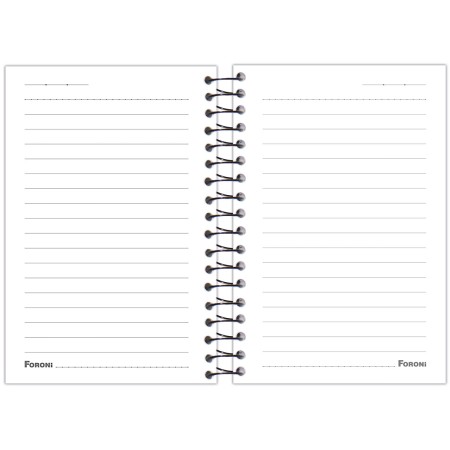 Foto ilustrativa Caderno Capa Dura 1/8 Espiral  Flashy