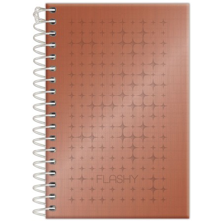 Foto ilustrativa Caderno Capa Dura 1/8 Espiral  Flashy