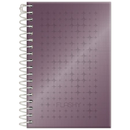 Foto ilustrativa Caderno Capa Dura 1/8 Espiral  Flashy