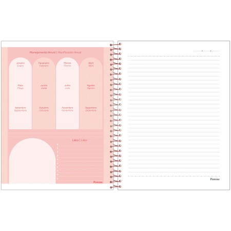 Foto ilustrativa Caderno Capa Dura College Bali