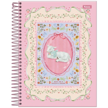 Foto ilustrativa Caderno Capa Dura College Milly