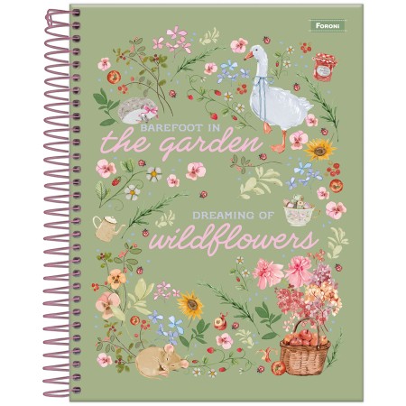 Foto ilustrativa Caderno Capa Dura College Milly