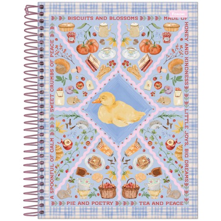 Foto ilustrativa Caderno Capa Dura College Milly